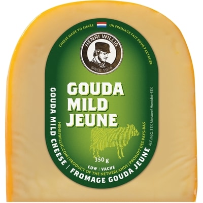Henri Willig HENRI WILLIG GOUDA JEUNE 350 g, 3,14 $/100g
