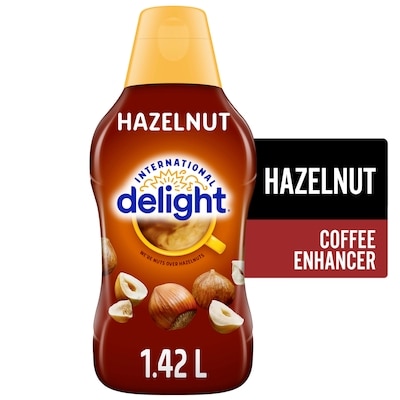 International Delight Coffee Creamer, Hazelnut 1.42 l, $0.67/100ml