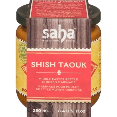 Saha Middle Eastern Style Chicken Marinade Shish Taouk 250 ml, $3.40/100ml