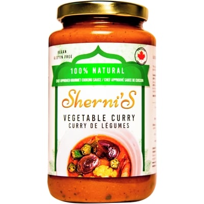 Sherni’s Curry de légumes 500 ml, 1,50 $/100ml