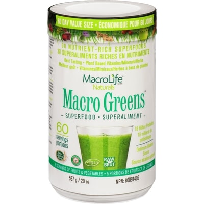MacroLife Macro Greens Superfood 60 Day Value Size 1 ea, $65.99/1ea