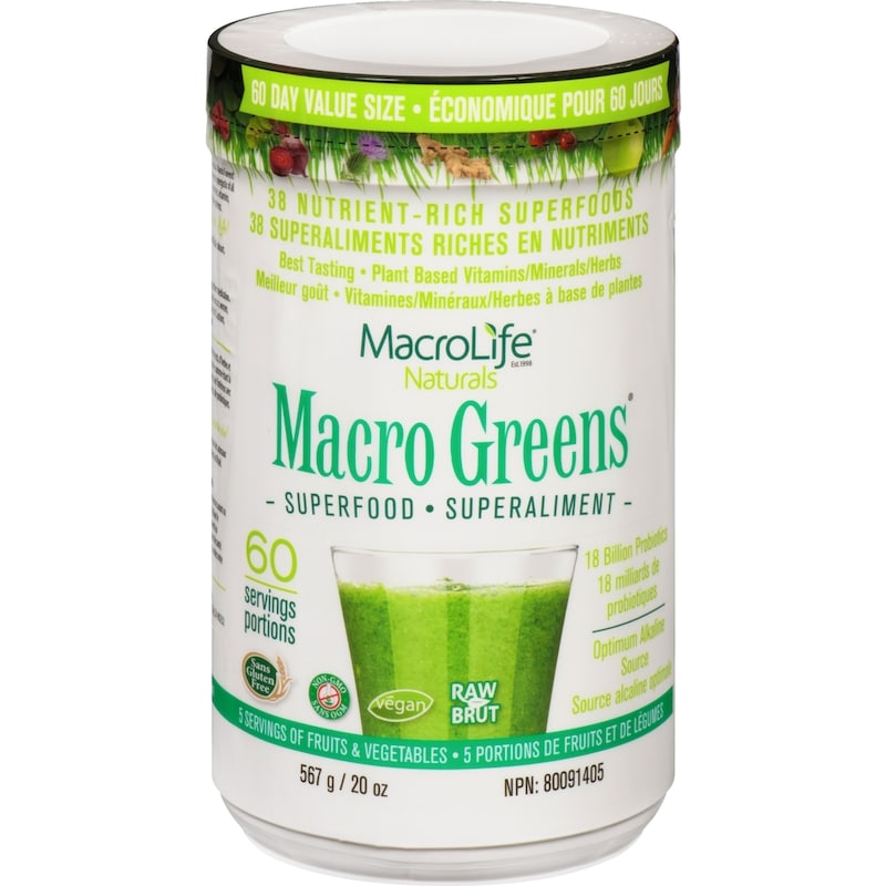 Macro Greens Superfood 60 Day Value Size
