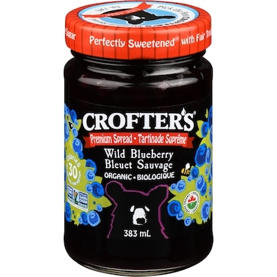 Crofters CROFTERS TARTINADE BLEUET SAUV 383 ml, 1,64 $/100ml