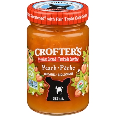 Crofters TARTINADE PECHE 383 ml, 1,64 $/100ml