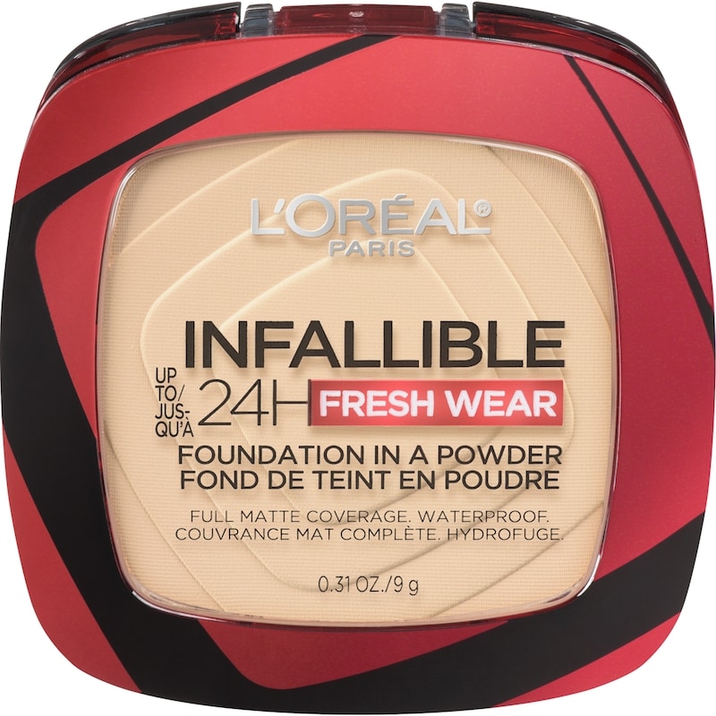 Infallible 24H Fresh Wear In a Powder Foundation, Waterproof Matte Finish