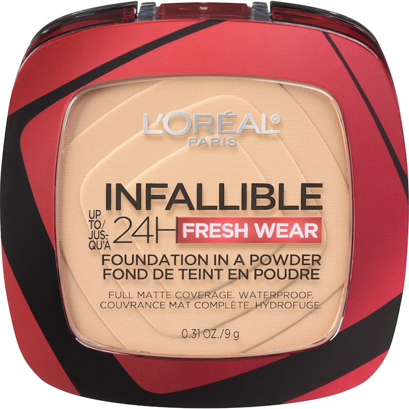 Infallible 24H Fresh Wear In a Powder Foundation, Waterproof Matte Finish