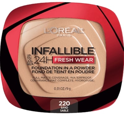 L’Oréal Infallible fond de teint en poudre 220 sable 9 g, 255,44 $/100g