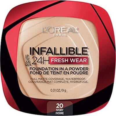 L’Oréal Infallible fond de teint en poudre 20 ivoire 9 g, 255,44 $/100g