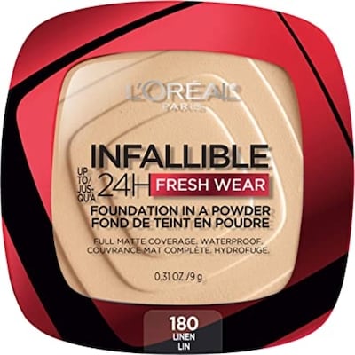 L’Oréal 180 Lin Fond De Teint En Poudre 9 g, 255,44 $/100g