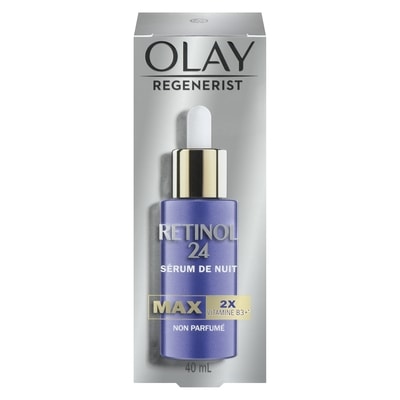 Olay Sérum de nuit pour le visage Regenerist Retinol 24 MAX 40 ml, 93,98 $/100ml
