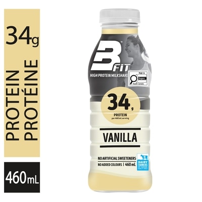 Beatrice Bfit lait frappé à teneur élevée en protéines à la vanille 460 vanilla high protein shake, 0,80 $/100ml