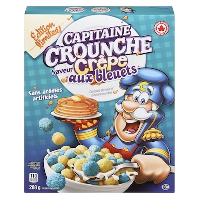 Quaker QUAK CPTN CRNCH CEREALES CREPE 288 g, 2,01 $/100g