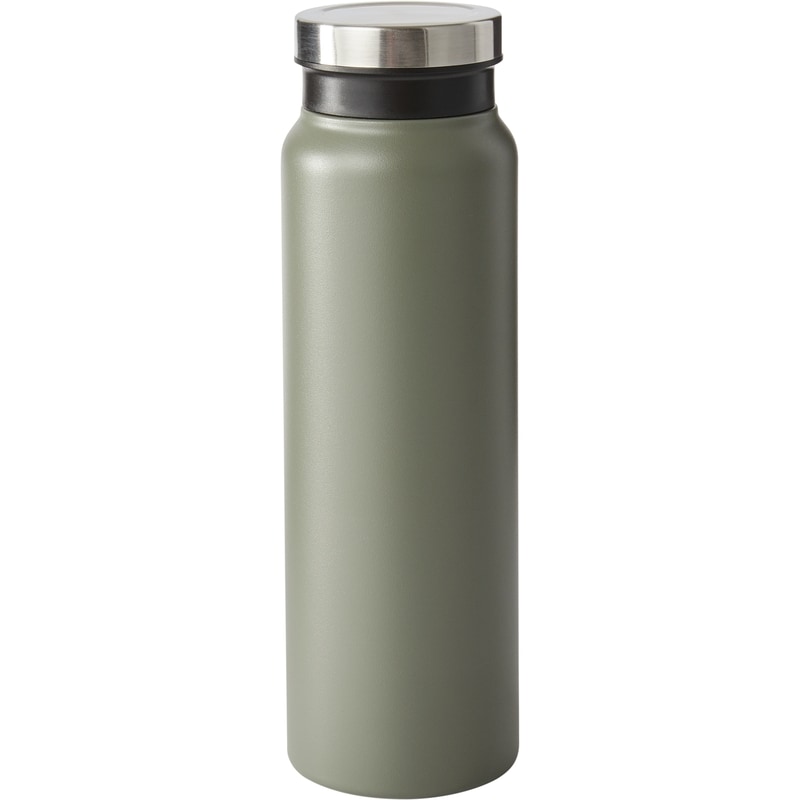 President's Choice Wide Mouth Stainless Steel Water Bottle, 720mL - Olive