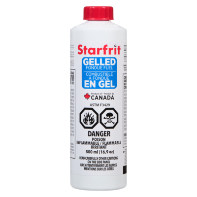 Starfrit Combustible à fondue en gel 1 ea, 8,00 $/1ch