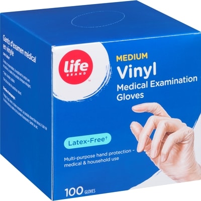 Vinyl Medical Exam Gloves 100ct M