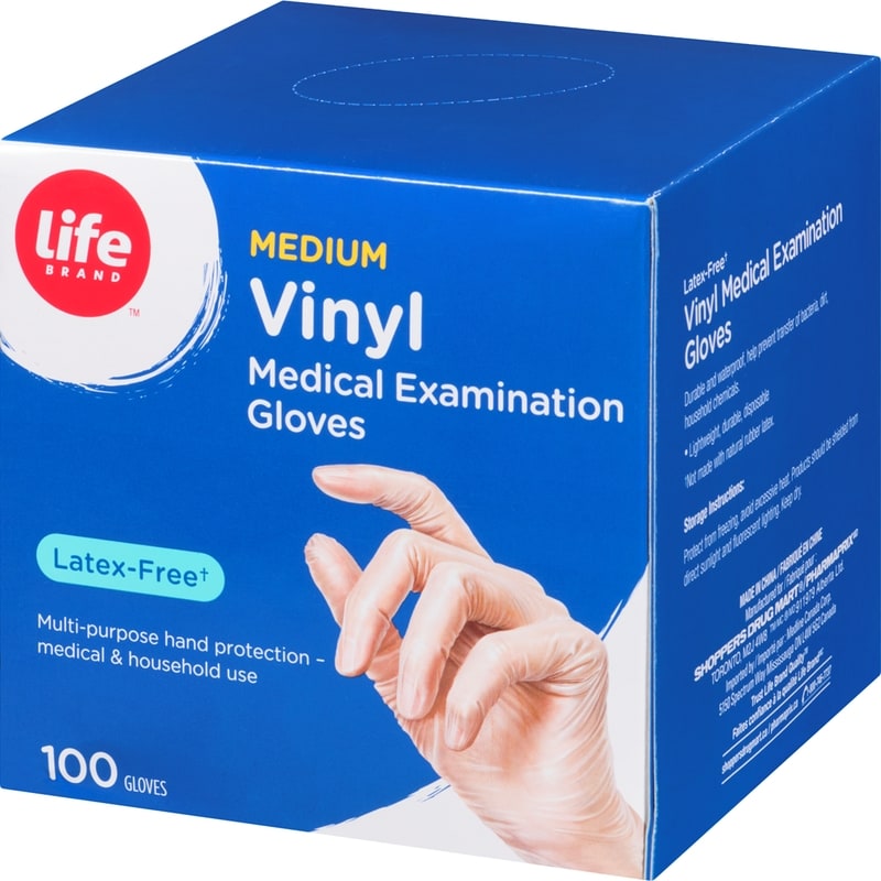 Vinyl Medical Exam Gloves 100ct M