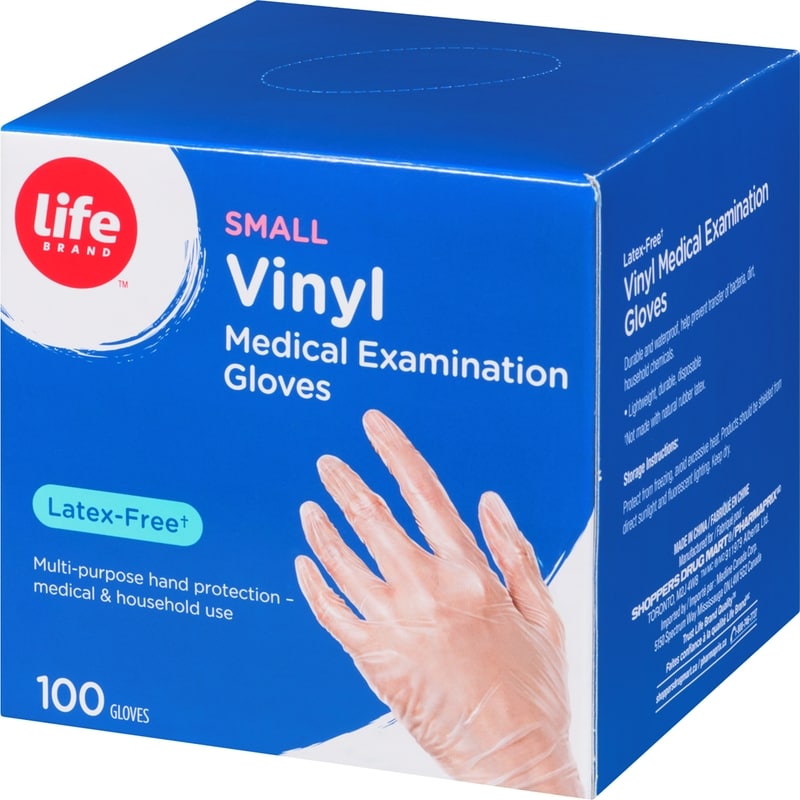 Vinyl Medical Exam Gloves 100ct S