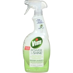Vim Nettoyant en vaporisateur pour éviers, cuisinières, réfrigérateurs, comptoirs et toilettes Power & Shine Multi-usage Antibactérien tue 99,9 % des virus et bactéries 700 ml, 0,86 $/100ml