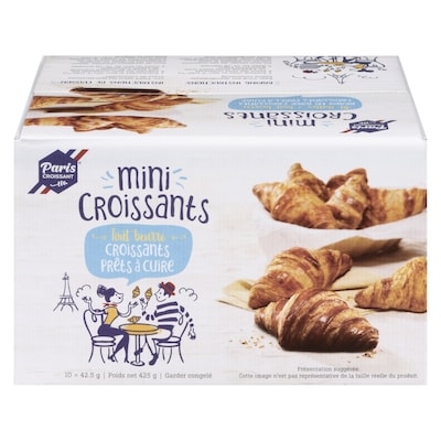 Bridor Paris Mini Croissants Beurre 425 g, 1,76 $/100g