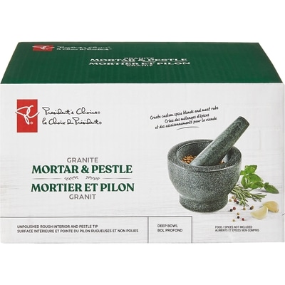 President's Choice Granite Mortar & Pestle  1 ea, $22.00/1ea