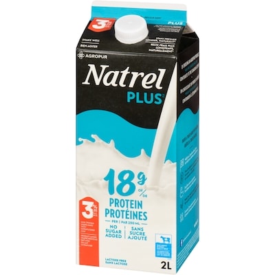 Lait protéiné 3,25% sans lactose Natrel Plus
