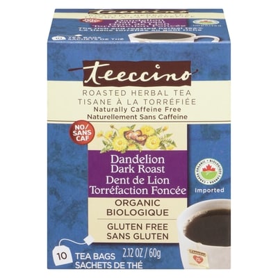 Teeccino Tisane torréfiée pissenlit corsé 60 g, 18,33 $/100g