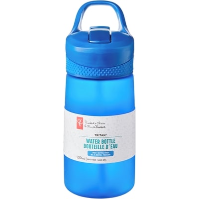 President's Choice Tritan Water Bottle 520 ml - Blue 1 ea, $12.00/1ea