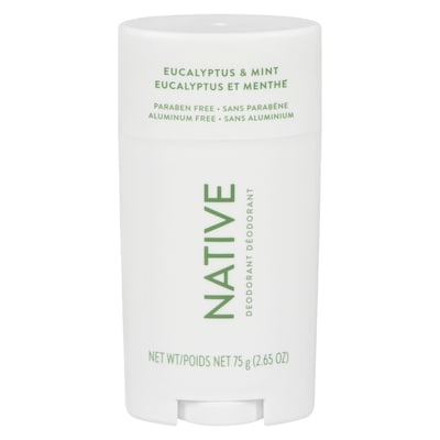 Native Desodorisant sans aluminium, eucalyptus et menthe 75 g, 23 986,67 $/100g