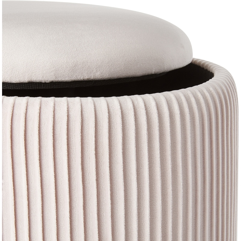 Pleated Storage Blush