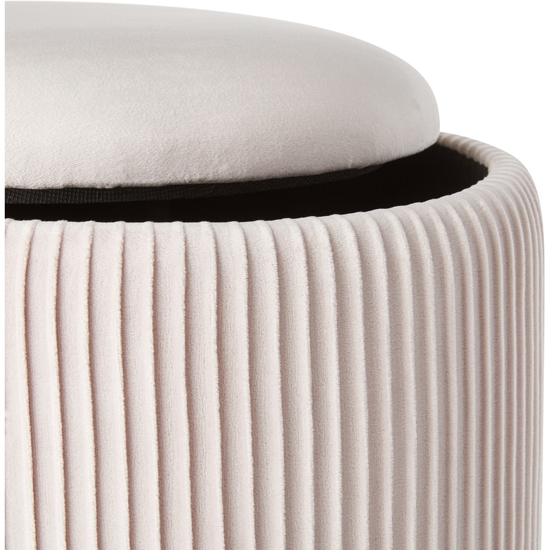 Pleated Storage Blush