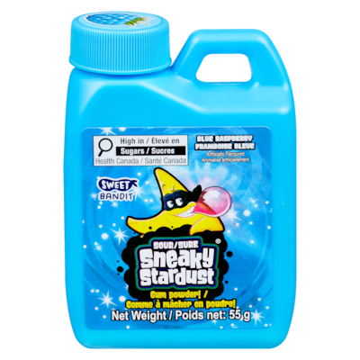 Exclusive Brands Sour Blue Raspberry Gum Powder 55 g, $7.27/100g
