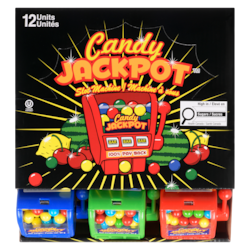 Exclusive Brands Candy Jackpot Slot Machine, 12-Pack - 12x20.0 g