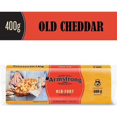 Armstrong Old Cheddar Cheese 400 g, $1.19/100g
