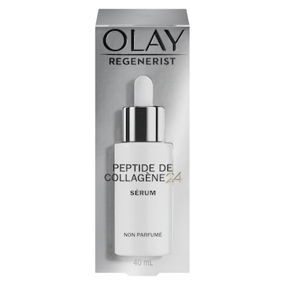 Olay Sérum peptide de collagène 24 Regenerist, non parfumé 40 ml, 104,98 $/100ml
