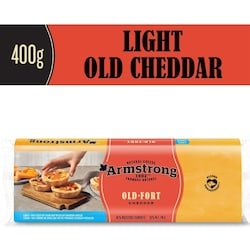 Armstrong Light Old Cheddar Cheese 400 g, $1.25/100g
