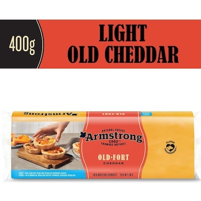 Armstrong Light Old Cheddar Cheese 400 g, $1.22/100g