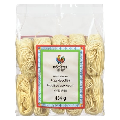 Rooster Minces Nouilles Aux Œufs 454 g, 0,55 $/100g