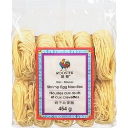 Rooster Minces Nouilles Aux Œufs Et Aux Crevettes 454 g, 0,55 $/100g