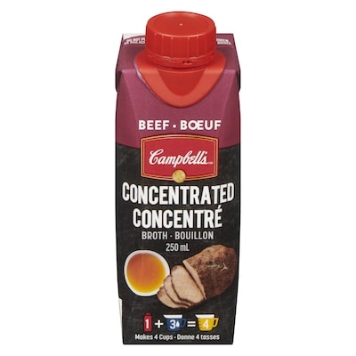 Campbell's Concentrated Beef Broth 250 ml, $0.80/100ml