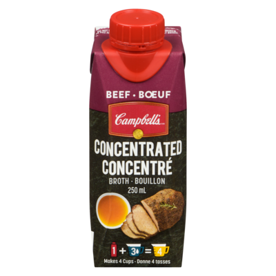 Campbell's Concentrated Beef Broth 250 ml, $0.80/100ml