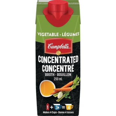 Campbell's Concentrated Vegetable Broth 250 ml, $0.60/100ml