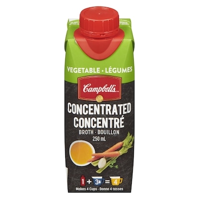 Campbell's Concentrated Vegetable Broth 250 ml, $0.80/100ml