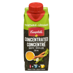 Campbell’s Bouillon de légumes concentré 250 ml, 0,70 $/100ml