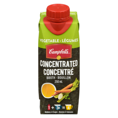 Campbell’s Bouillon de légumes concentré 250 ml, 0,80 $/100ml