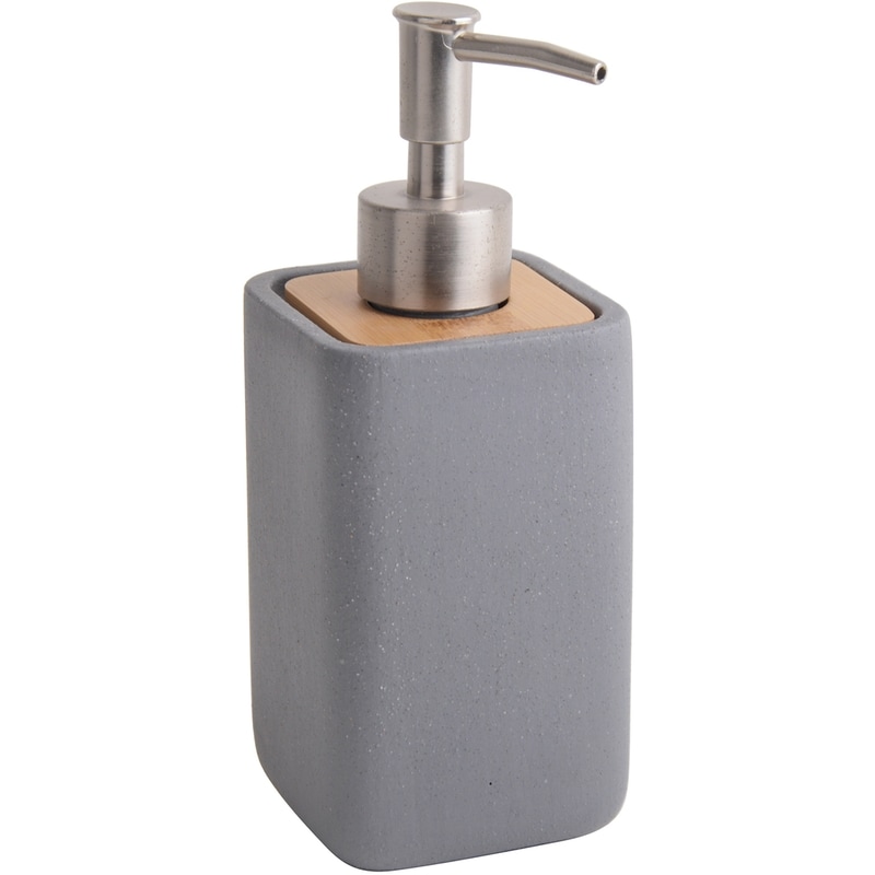 Life at Home Bamboo Soap Dispenser, Grey - 1 ea | Loblaws