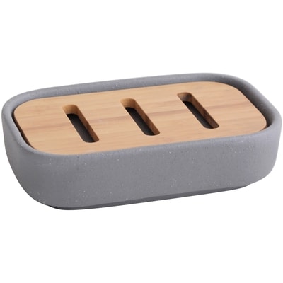 Life at Home Porte-savon en bambou, gris 1 ea, 8,00 $/1ch