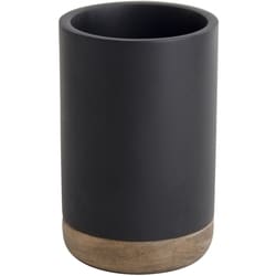 Life at Home Black Tumbler, Acacia 1 ea, $10.00/1ea
