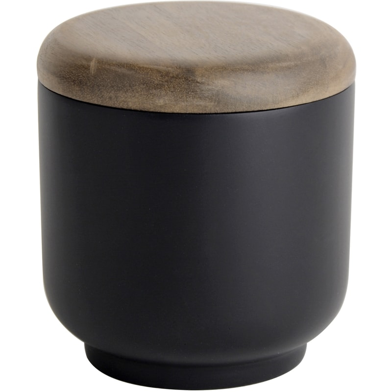 Acacia Cotton Box, Black, Small
