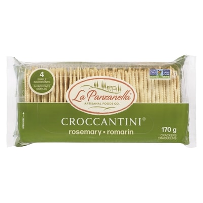 La Panzanella Croccantini Mini Crackers Rosemary 170 g, $3.24/100g