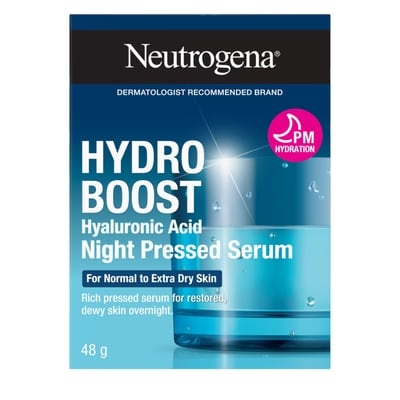Neutrogena Hydro Boost Night Pressed Face Serum w/ Purified Hyaluronic Acid & Antioxidants 48 g, $54.15/100g
